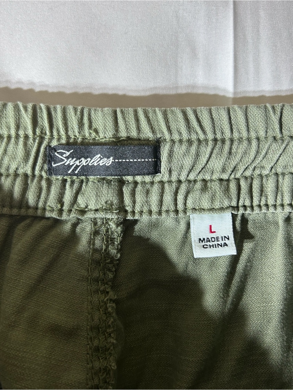 Women's Cropped Olive Green Utility Pants